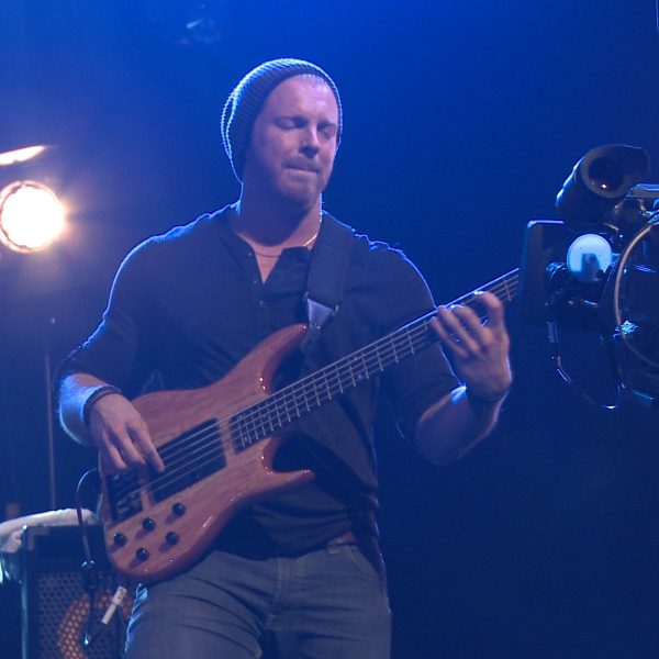Hadrien on the bass
